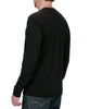 Men's Lightweight Wool Long Sleeve Shirt - Black 3/4